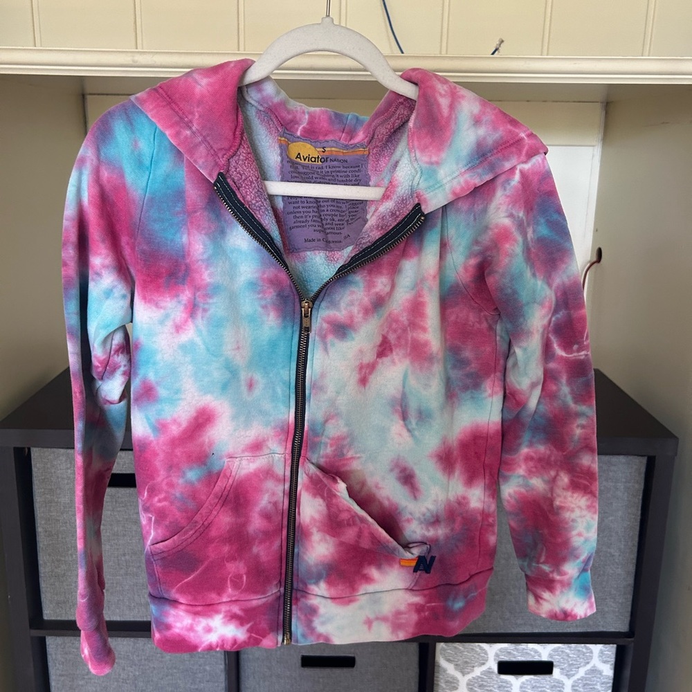 Aviator Nation womens tie-dye sweatshirt